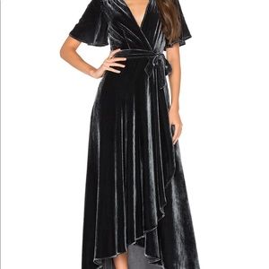 Velvet wrap dress, worn once!